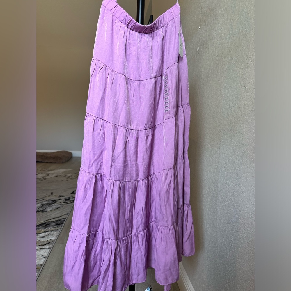 Purple brand new maxi skirt size Small